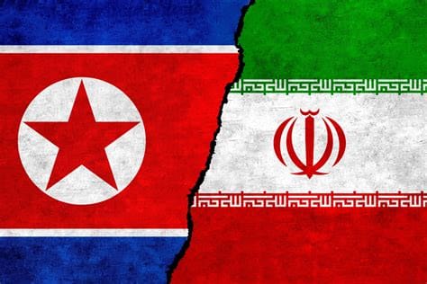 Iran-NK-flags